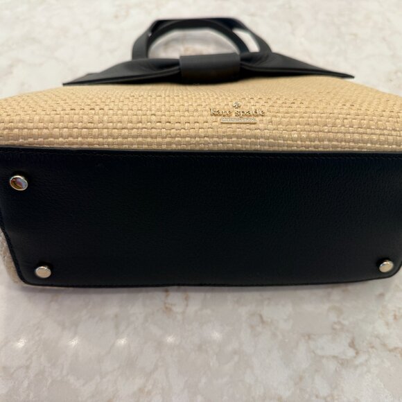 EUC Kate Spade New York Drive Straw Lottie Satchel - Picture 4 of 7